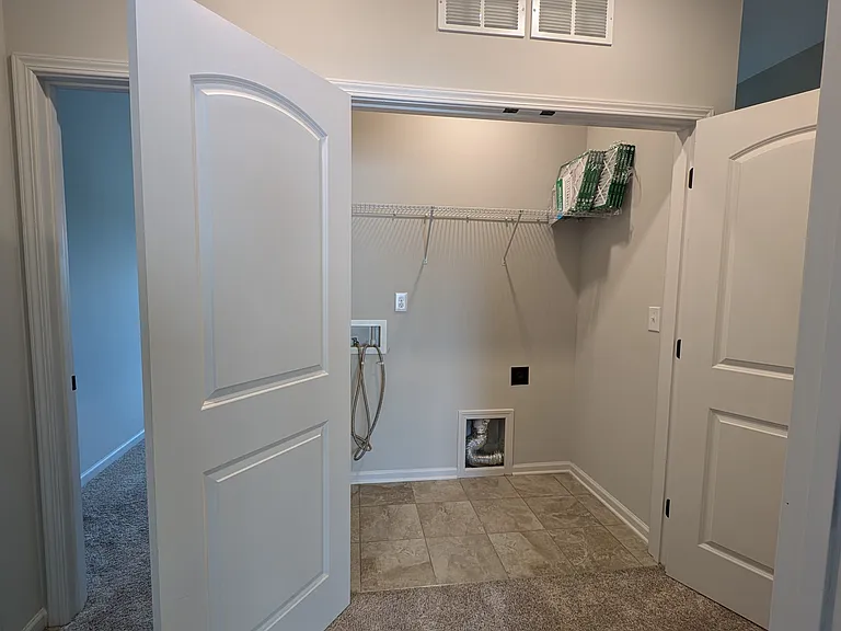 Laundry hookups (enough space for oversized side-by-side washer and dryer)