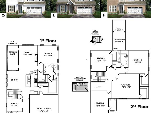 Plan Elevation.
