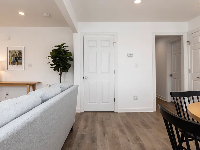 Open and spacious living and dining area.