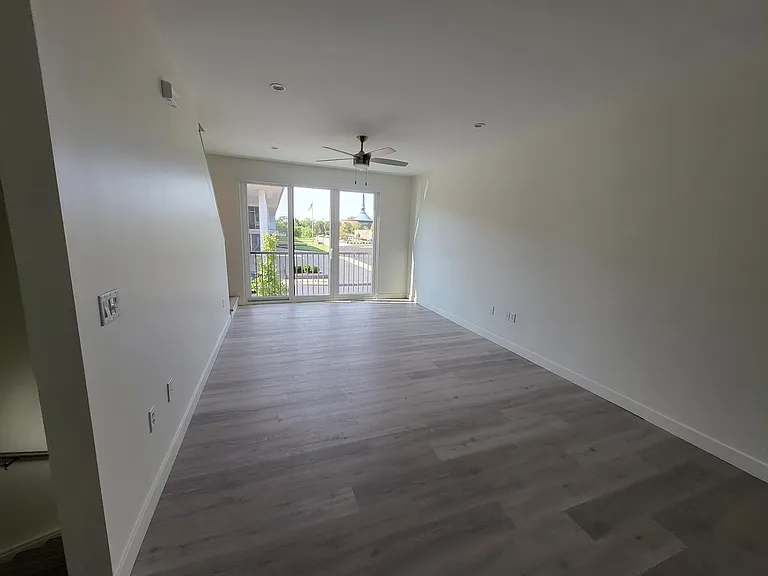 2nd floor- view of living room from kitchen