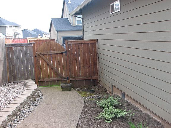 North side yard