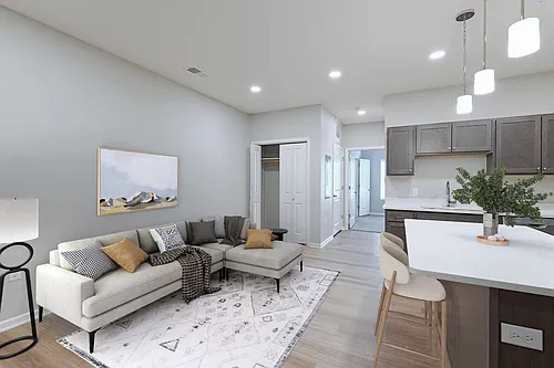 Floor plan 1 Bed, 1 Bath C