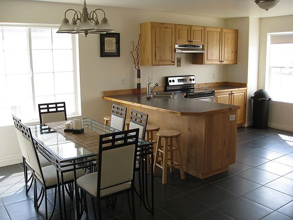 Dining and kitchen