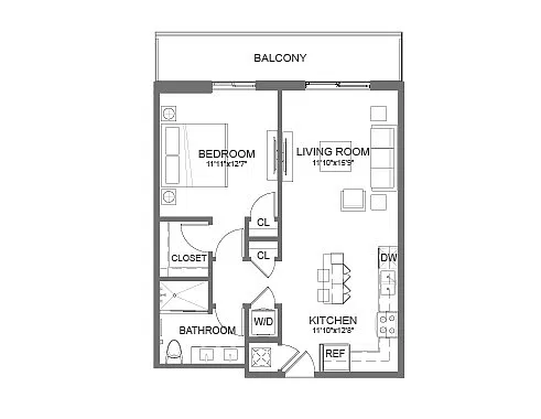 Floor plan A1C