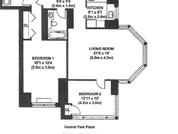 2nd image of 301 W 57th St APT 21D