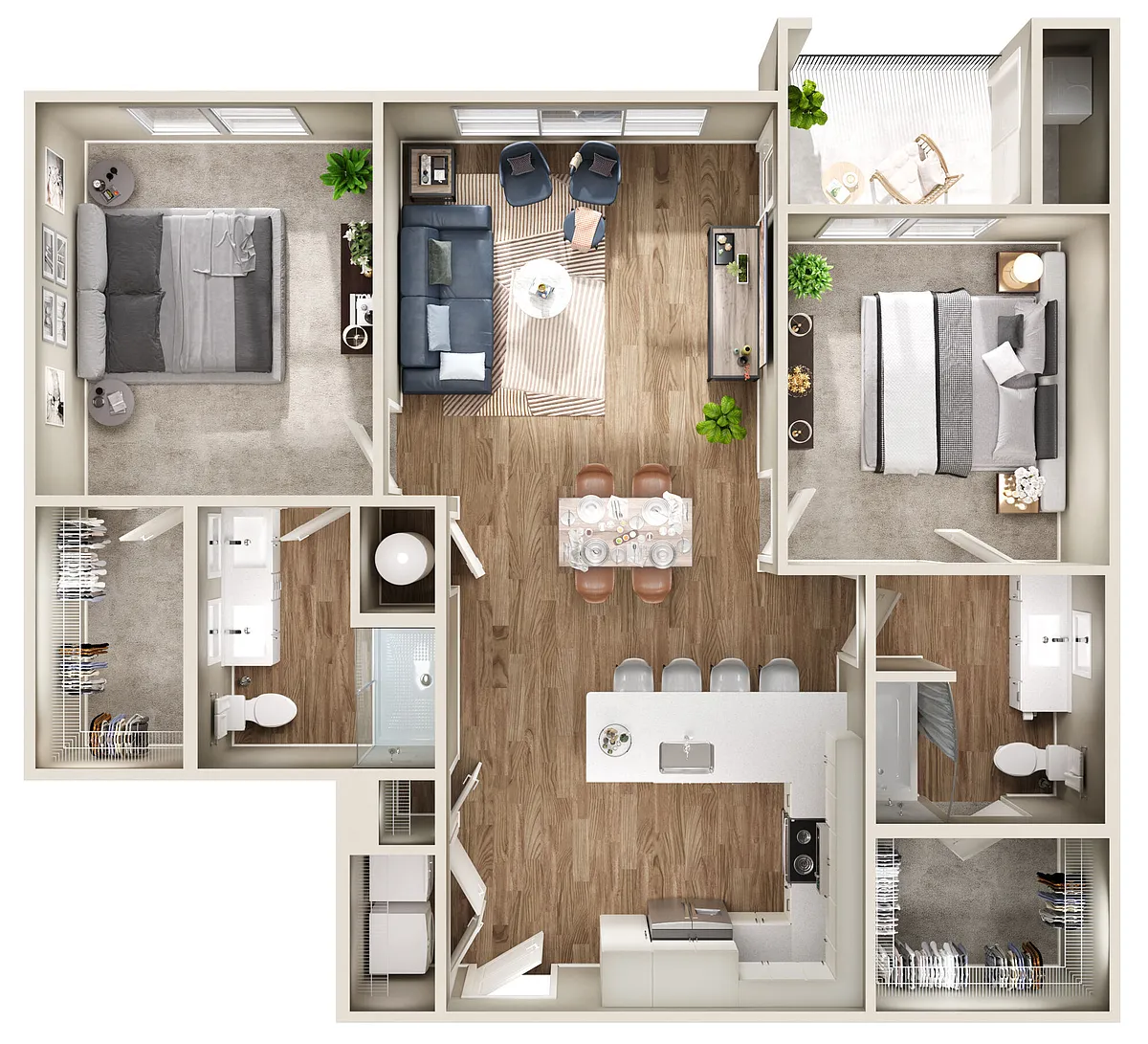 Floor plan B3