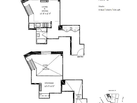 2nd image of 63 Wall St APT 3602
