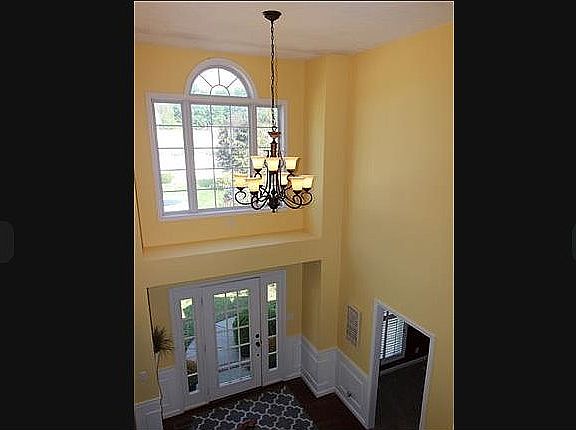 2 story open foyer