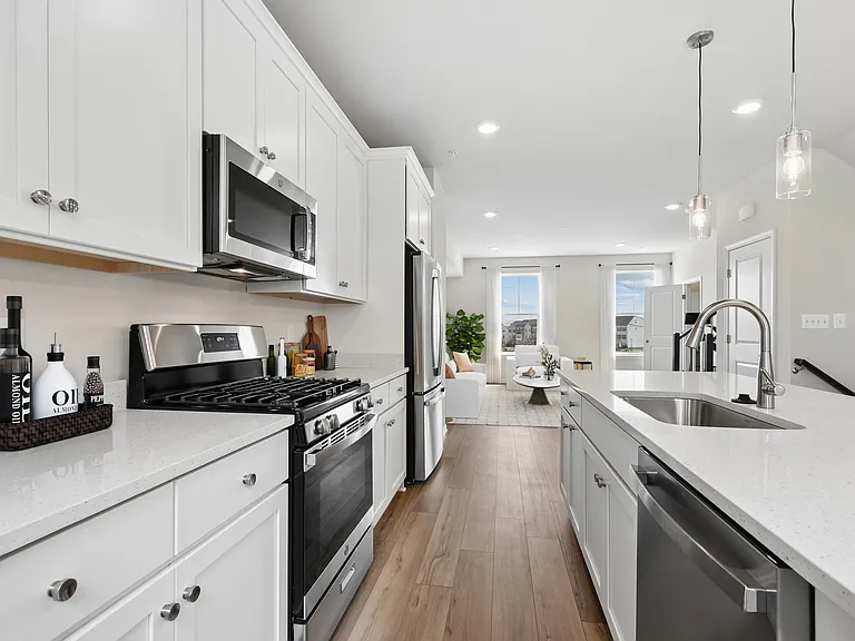 Enjoy plenty of room to prep, cook, and gather in this open-concept space.