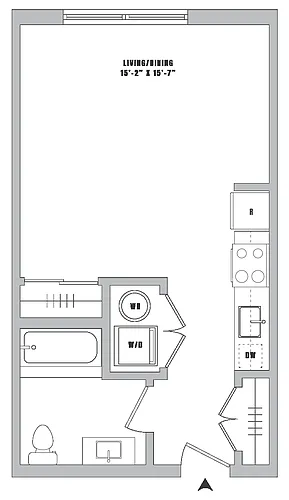 Floor plan Studio-S2