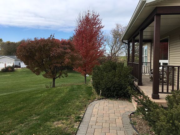 Paver stones and porch
