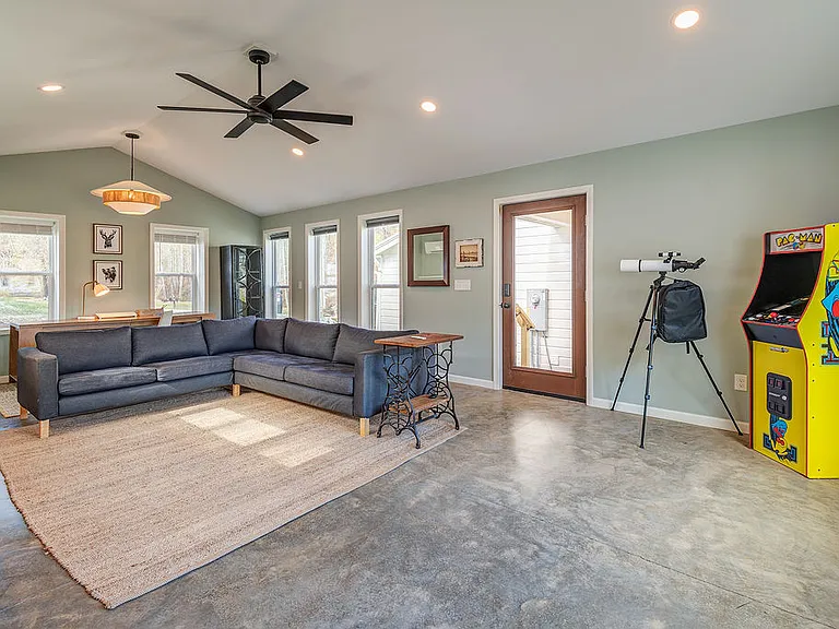 The detached studio is perfect for remote workers