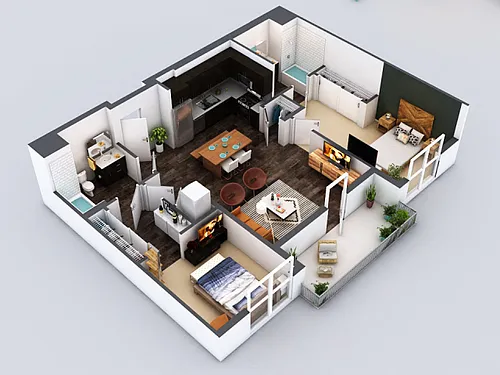 Floor plan B3