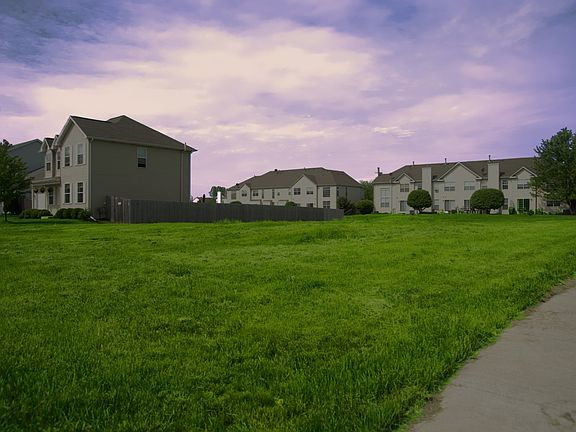View from front corner of lot