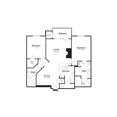 Floor plan B2