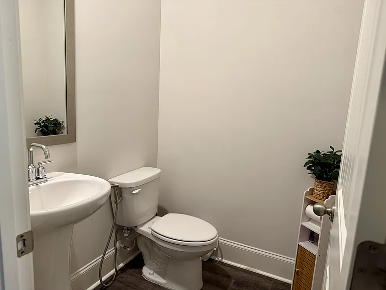 Powder room on main floor