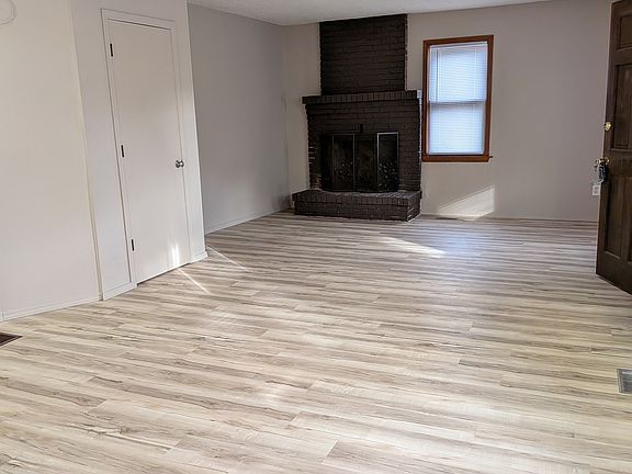 Living room and coat closet