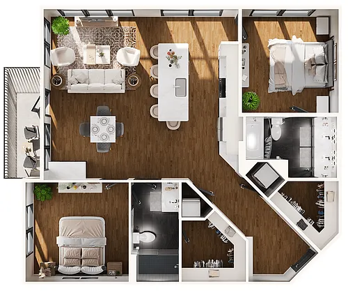 Floor plan B4