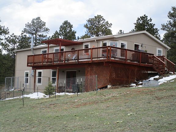Large sunny deck