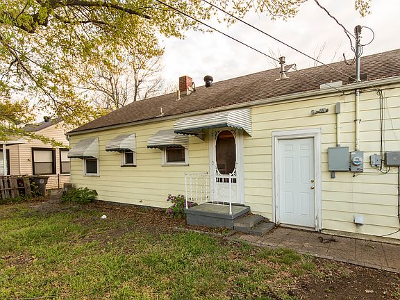 Back of house and garage