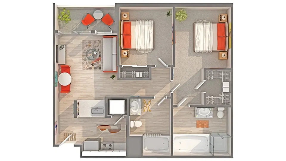 Floor plan Seaside I - B6