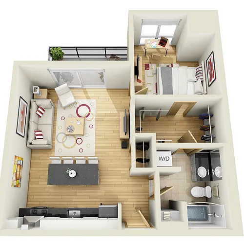 Floor plan NoLo West - A10