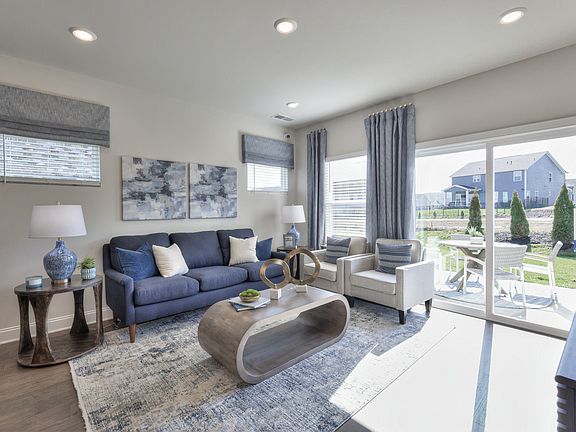 Enjoy family movie nights in the spacious great room.