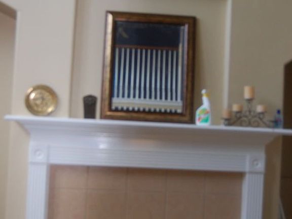 fireplace in living room