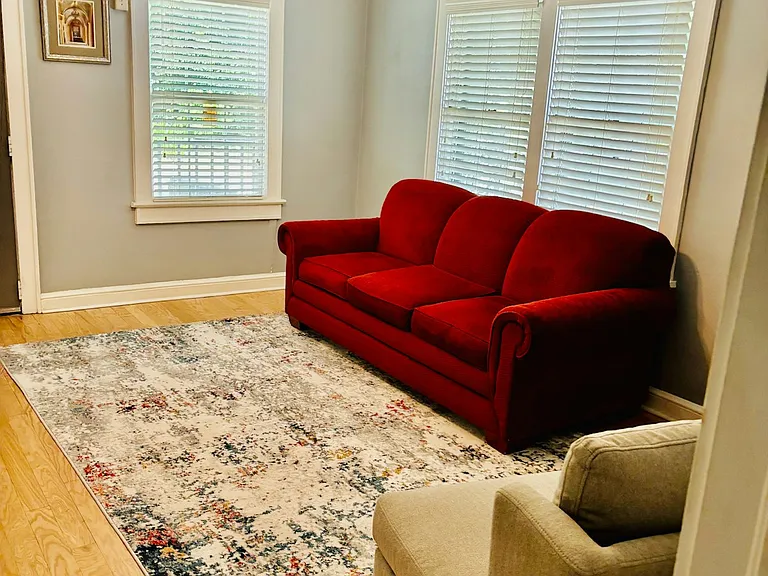 view of living area from bedroom