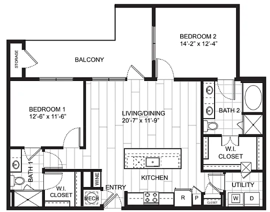 Floor plan B3A