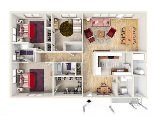 Floor plan Chestnut Glen