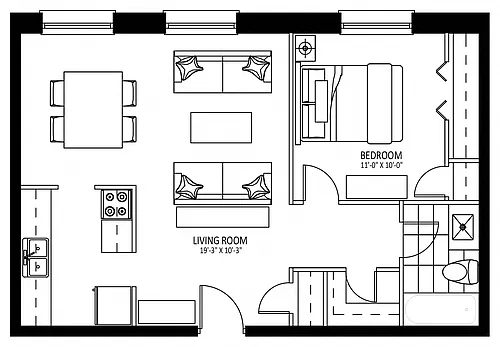 Floor plan 106