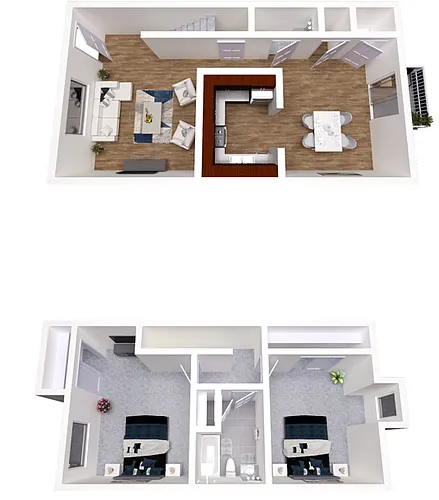Floor plan SUNFLOWER TOWNHOME