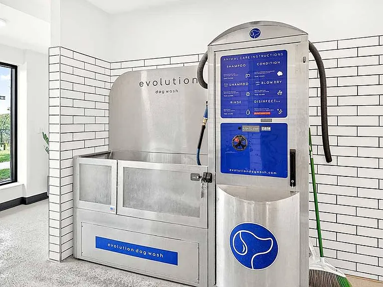 Dedicated dog wash stations help pets come home clean and ready to relax without the extra hassle.