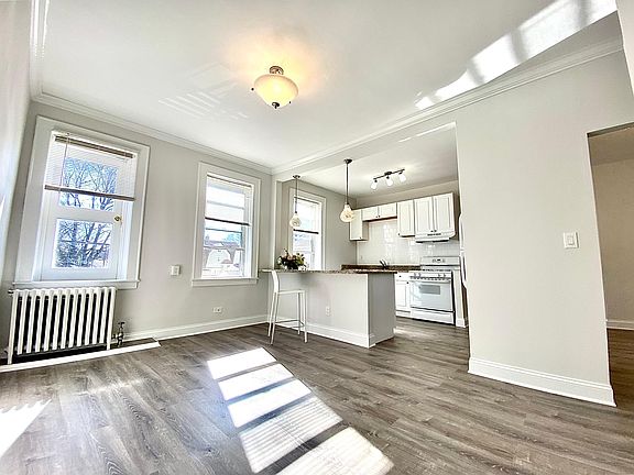living room and kitchen