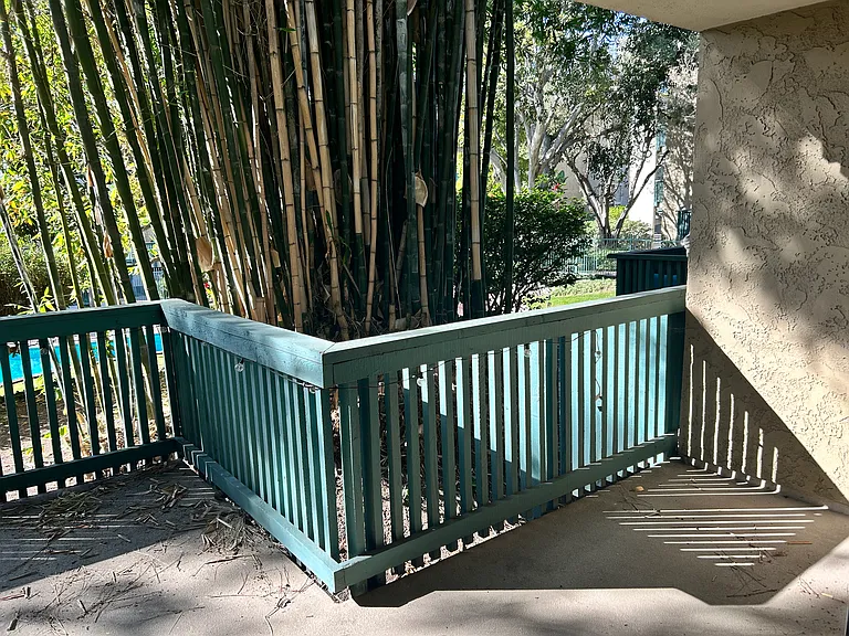 very large balcony