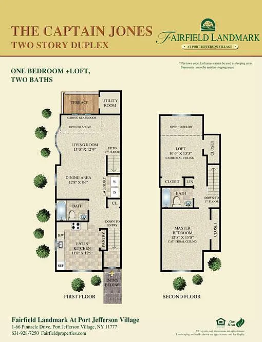 Floor plan The Captain Jones