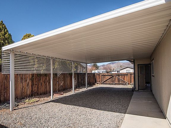 large covered carport    