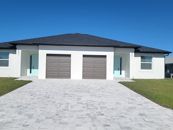 Newly constructed duplex in South Gulf Cove
