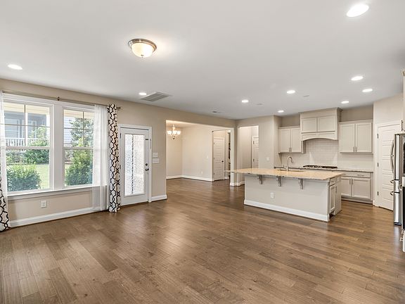 Living and kitchen