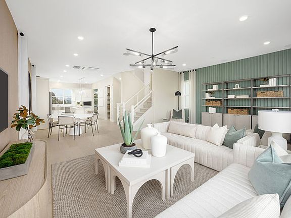 Gathering room leading into cafe