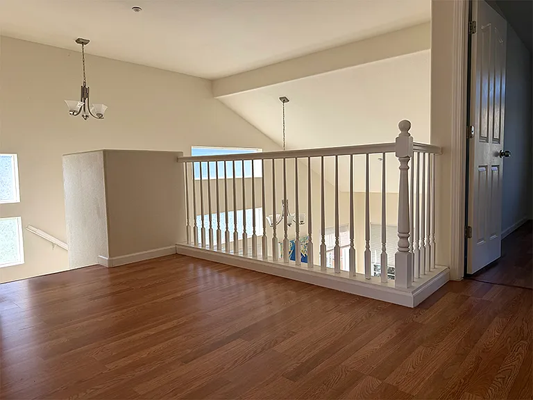 Upstairs, landing area