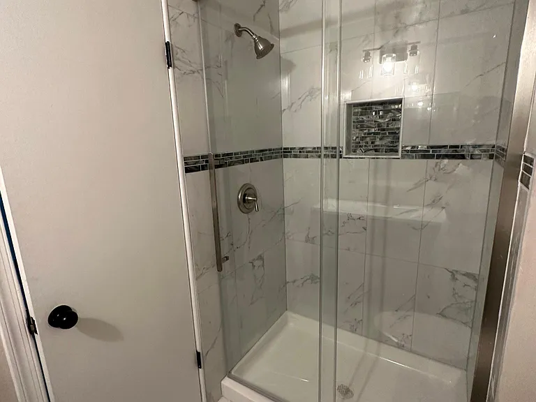 Master bathroom connected with master bedroom on second floor