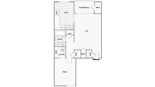 Floor plan Albany