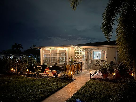 Outdoor space usable day or night