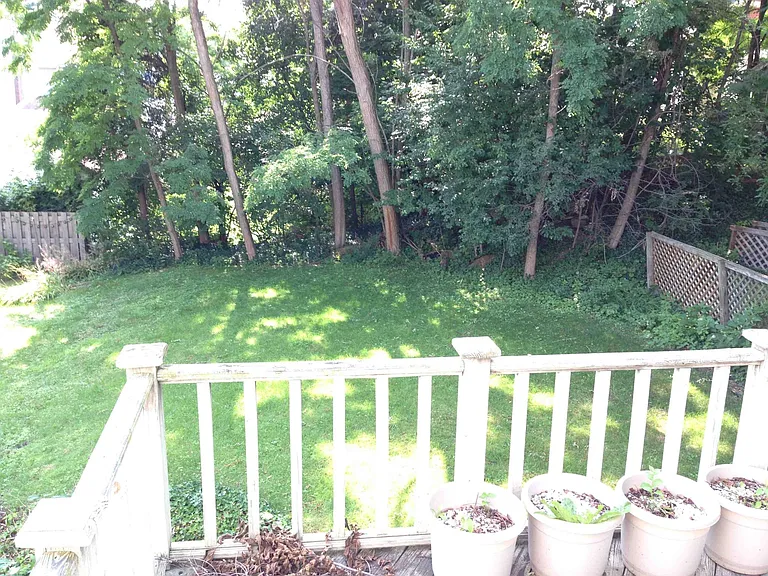 Back yard view from Deck