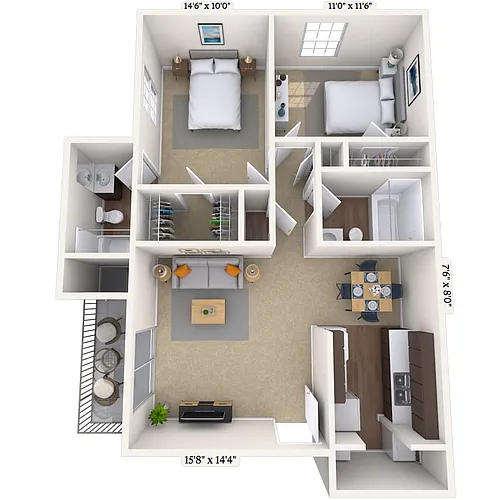 Floor plan Brookstone