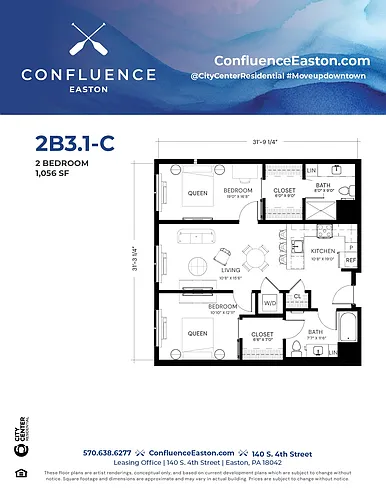 Floor plan 2B31-C