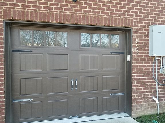 Garage Door Equipped with Keyless Remote Entry