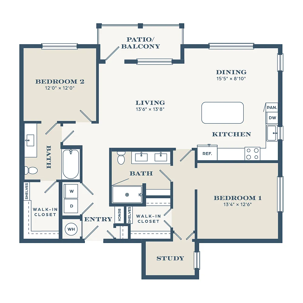 Floor plan B1m1